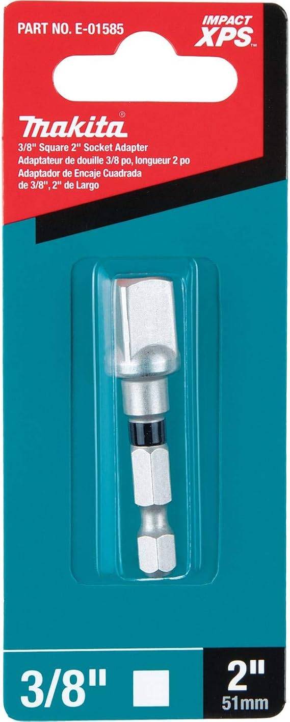 Makita E-01585 Impact XPSTM 3/8 Square 2 Socket Adapter