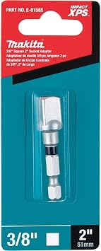 Makita E-01585 Impact XPSTM 3/8 Square 2 Socket Adapter
