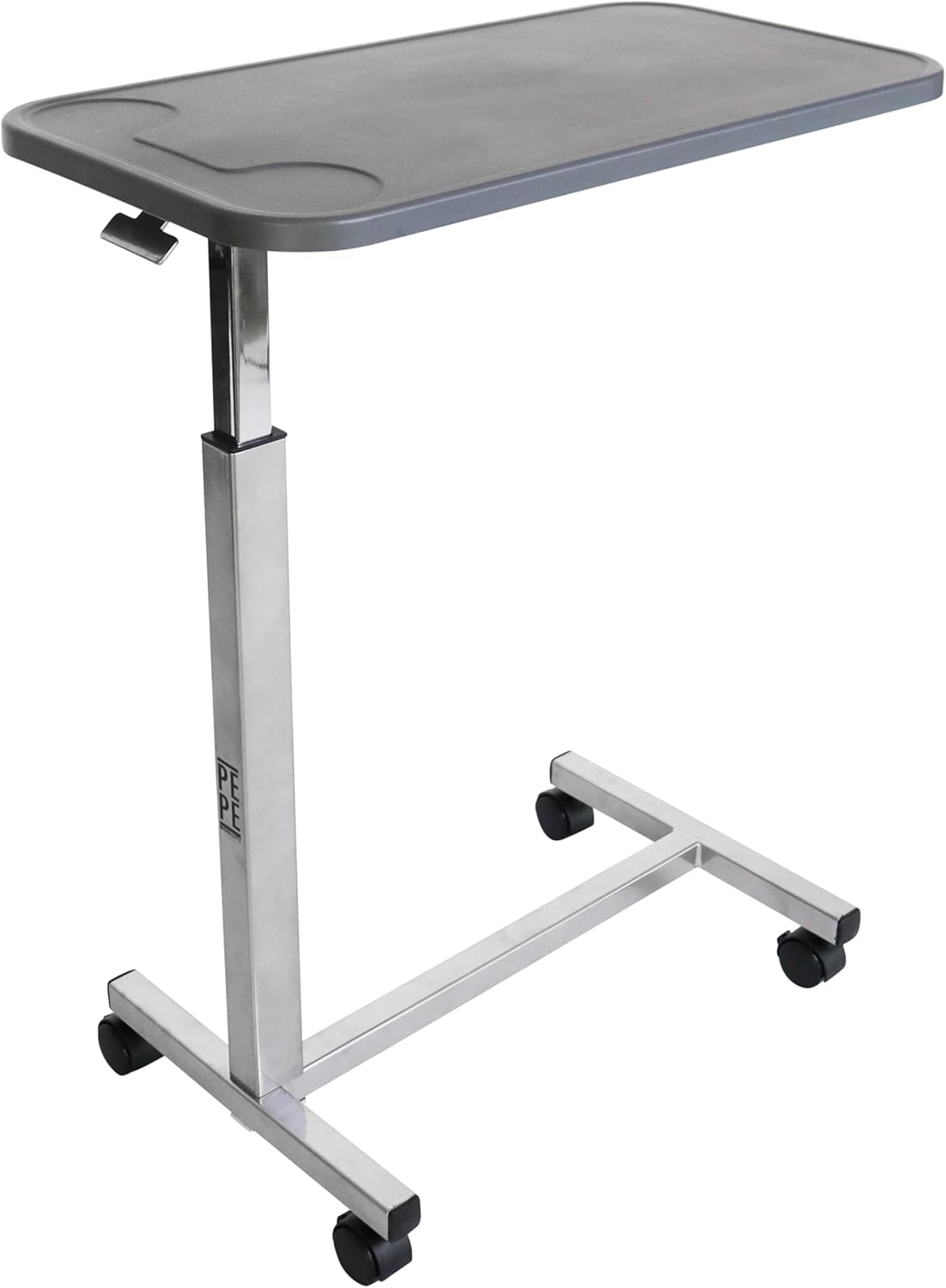 PEPE Overbed Table with Wheels, Disabled Table for Eating, Over Chair
