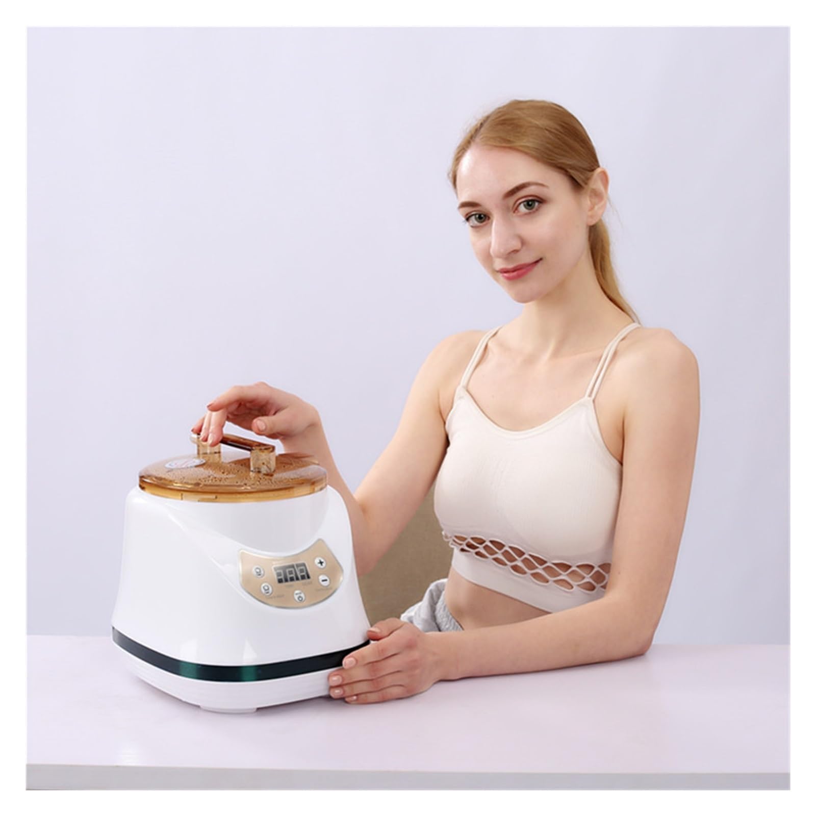 Przenośna sauna 3.0L 1500W nerator pary, składany intelintny osobisty namiot parowy SPA Sauna(AJ-PS03R)