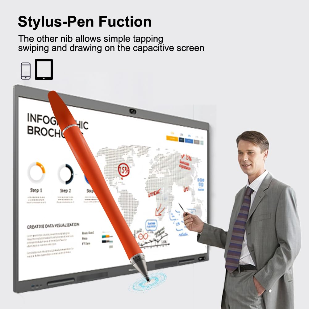 Elenzk Magnetic Floating Ballpoint Pen for Men Women Luxury Gift with Dock Base Fine Point Black Ink Sign — view 6