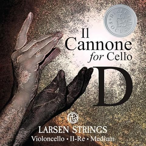 Larsen Il Cannone Cello Strings IL Cannone D Steel Direct & Focused