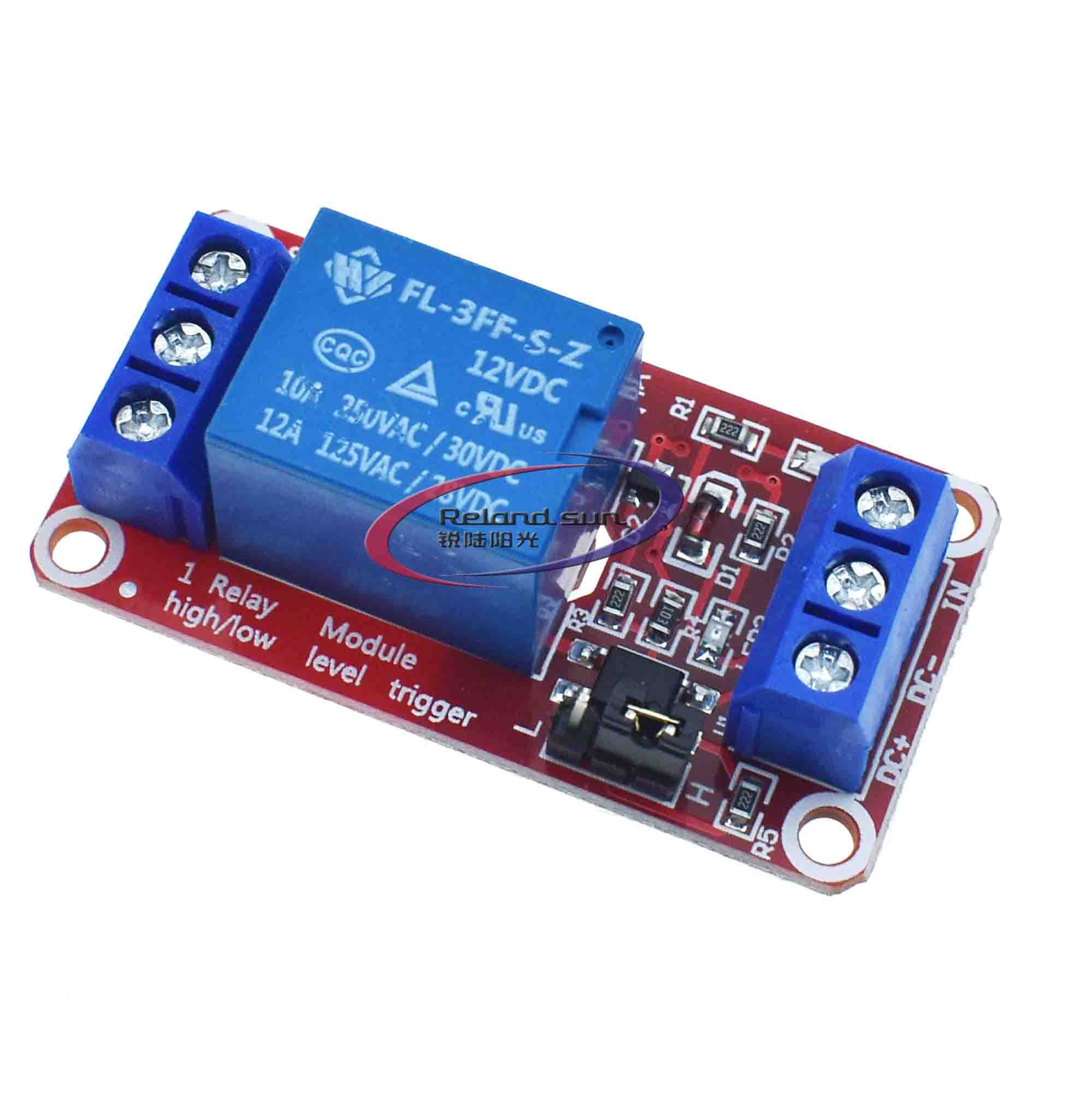 5V 9V 12V 24V 1 Channel Relay Module with Optocoupler Isolation Support High or Low Level Trigger (9V)