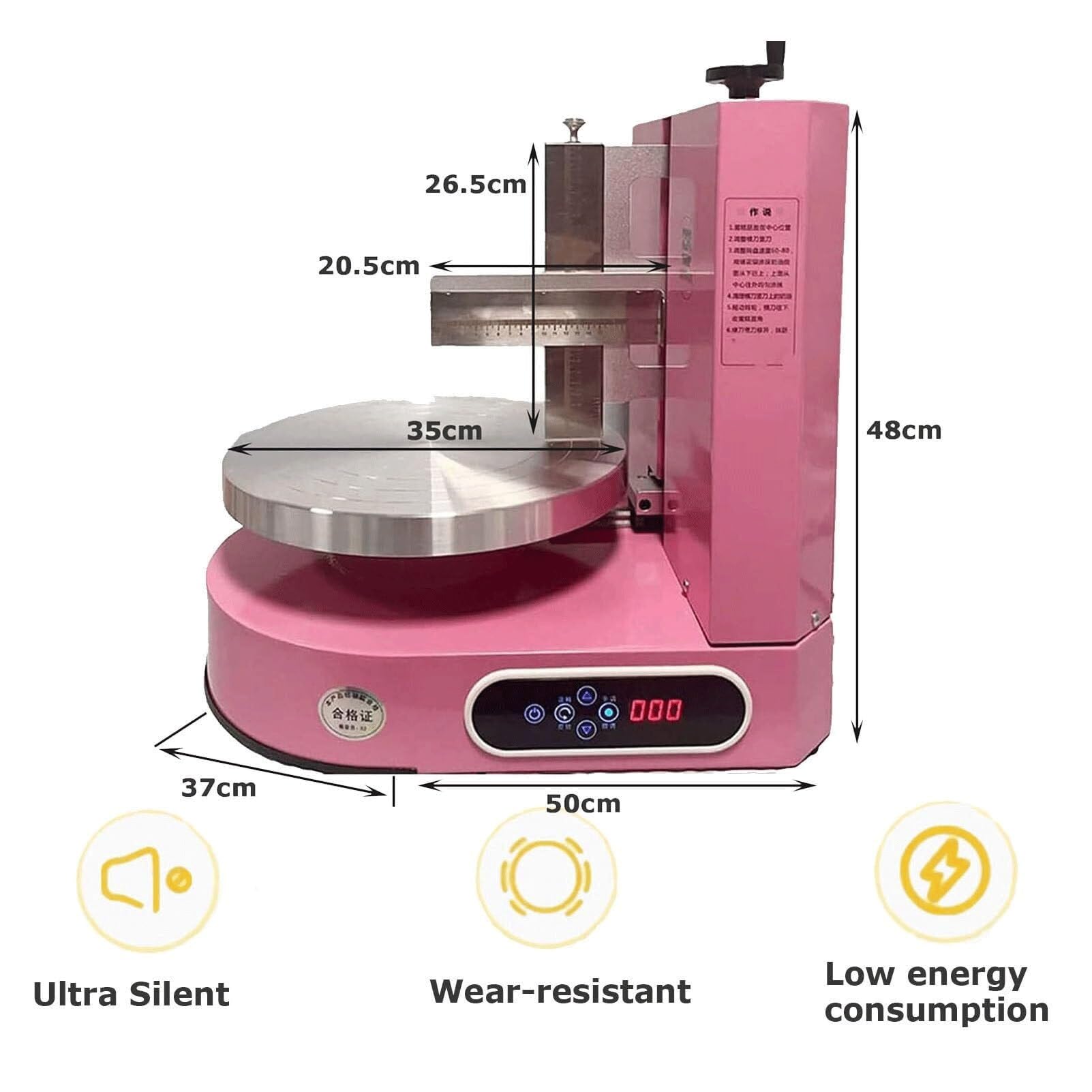 Machine à glacer Automatique pour Un glaçage Lisse, idéale pour la décoration de gâteaux d'anniversaire et l'étalage de crème sur Le Pain.
