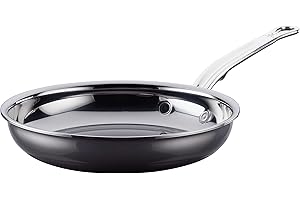 Hestan Titanium Stainless Steel Frying Pan: 8.5-Inch Non-Toxic Clean Cookware