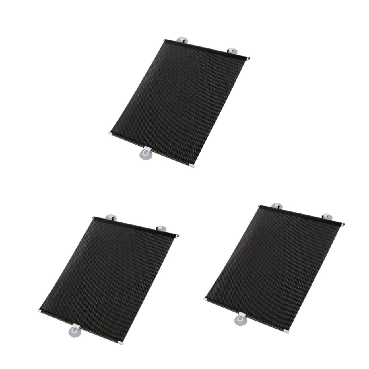 SOLUSTRE 3 Tende Parasole Retrattili Per Auto Oscuranti Per La Privacy 40 X 125 Cm