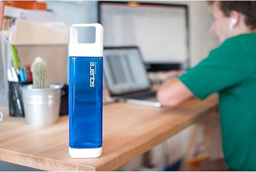 Vista 6 de Clean Bottle Tritan, sin BPA, botella de agua, se abre desde ambos extremos, 25 onzas