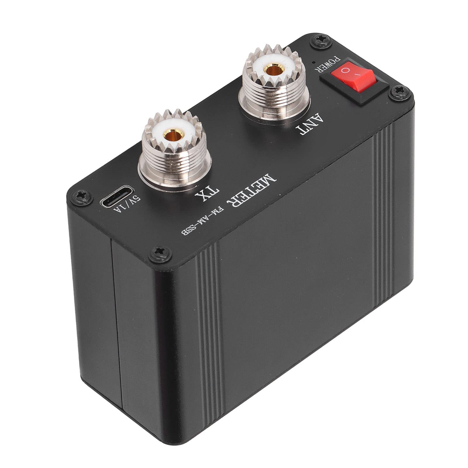 Misuratore SWR 120 W 1,8 a 54 Mhz, Schermo a Colori 240x240, Tester di Potenza FM AM SSB con Allarme per Display Chiaro e Trasporto Facile