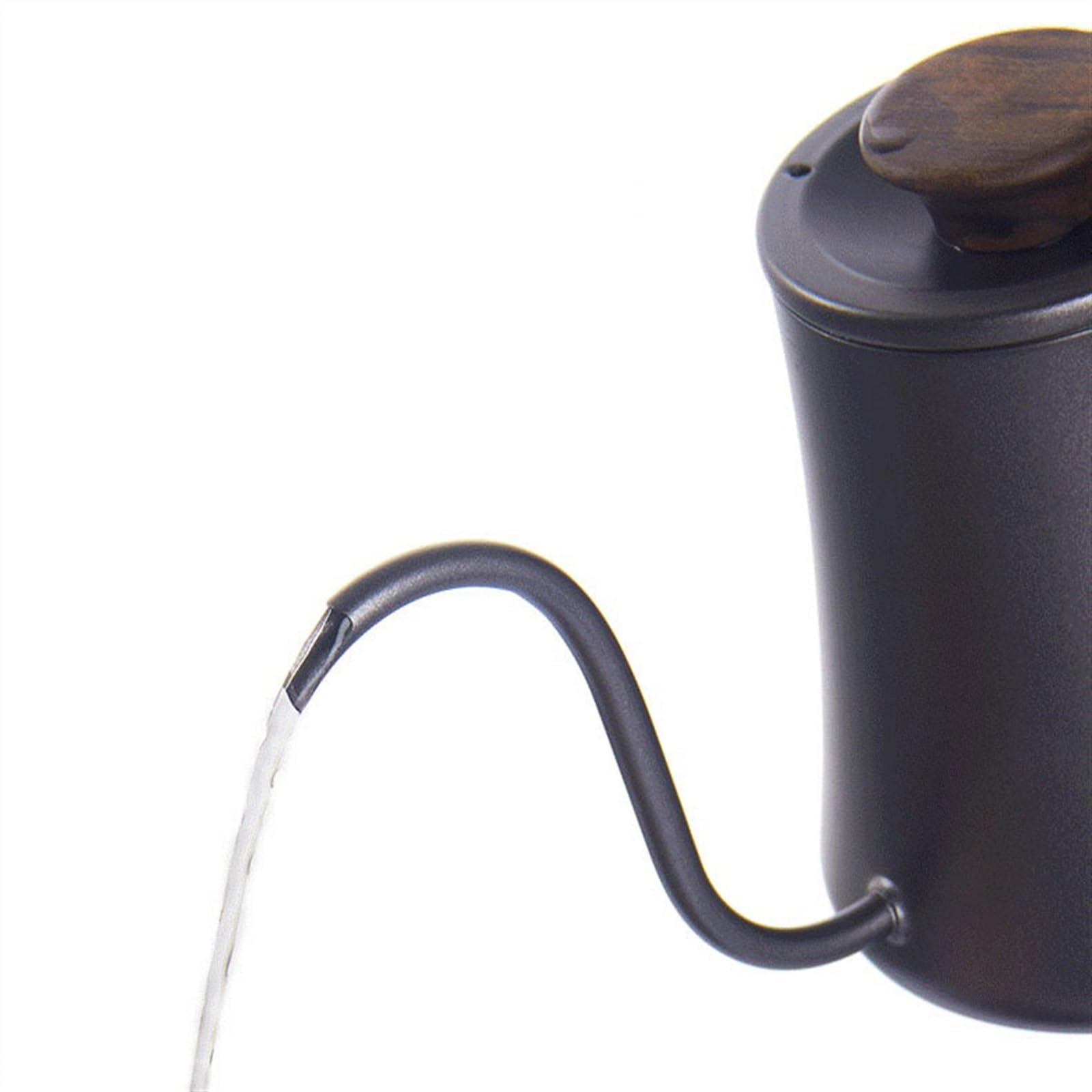 caffettiera Set di utensili da caffè for la casa in acciaio inossidabile a bocca fine Bollitore con beccuccio lungo Bollitore con filtro antigoccia Bollitore americano for caffè fatto a mano per la ca