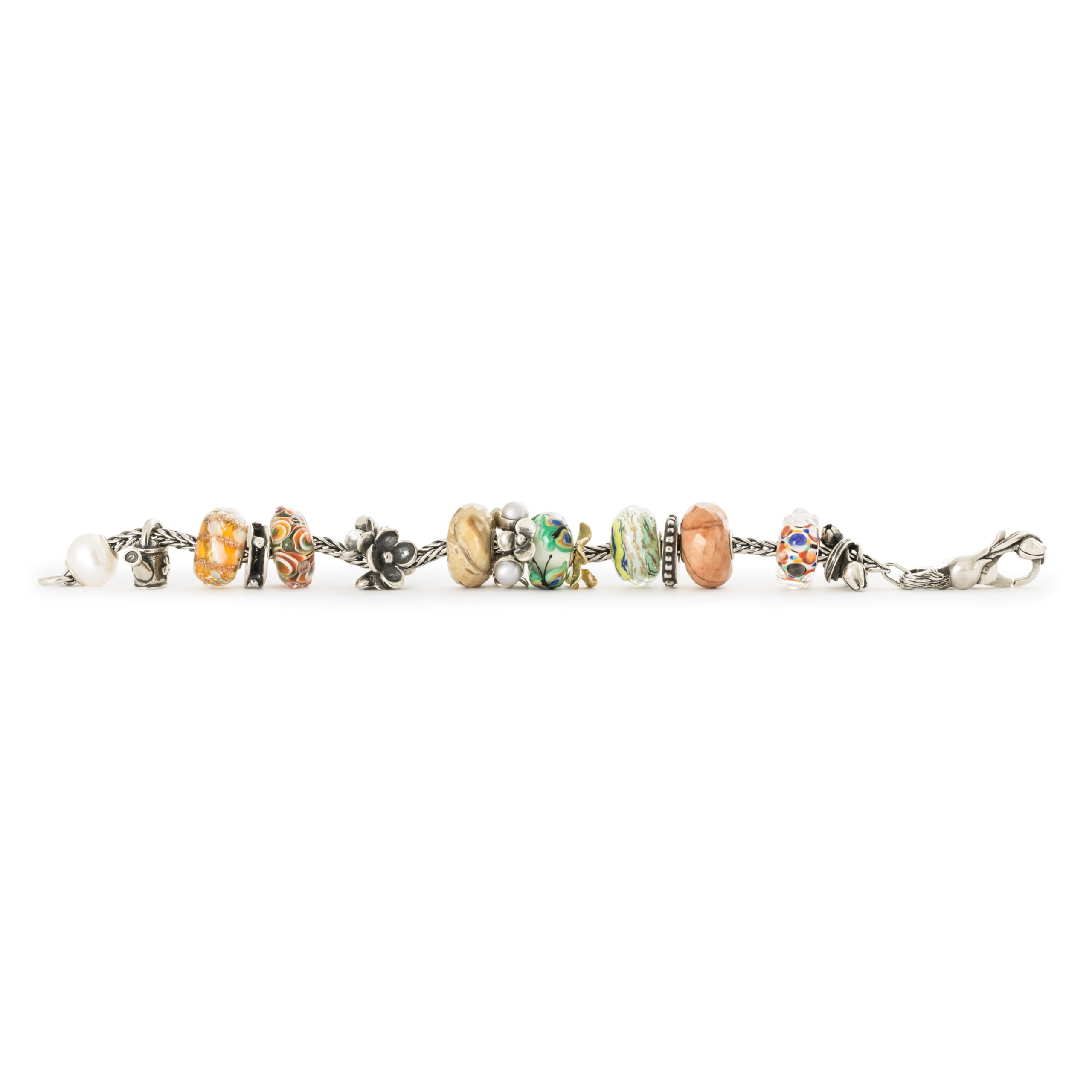 Trollbeads Frühlingskollektion Blühende Verbindungen Verschlüsse 2024 (Tulpen des Optimismus Verschluss TAGLO-00126)