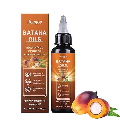 Aceite de batana para el crecimiento del cabello, aceite de batana líquido, con romero, ricino, semillas de calabaza para todo tipo de cabello (1)