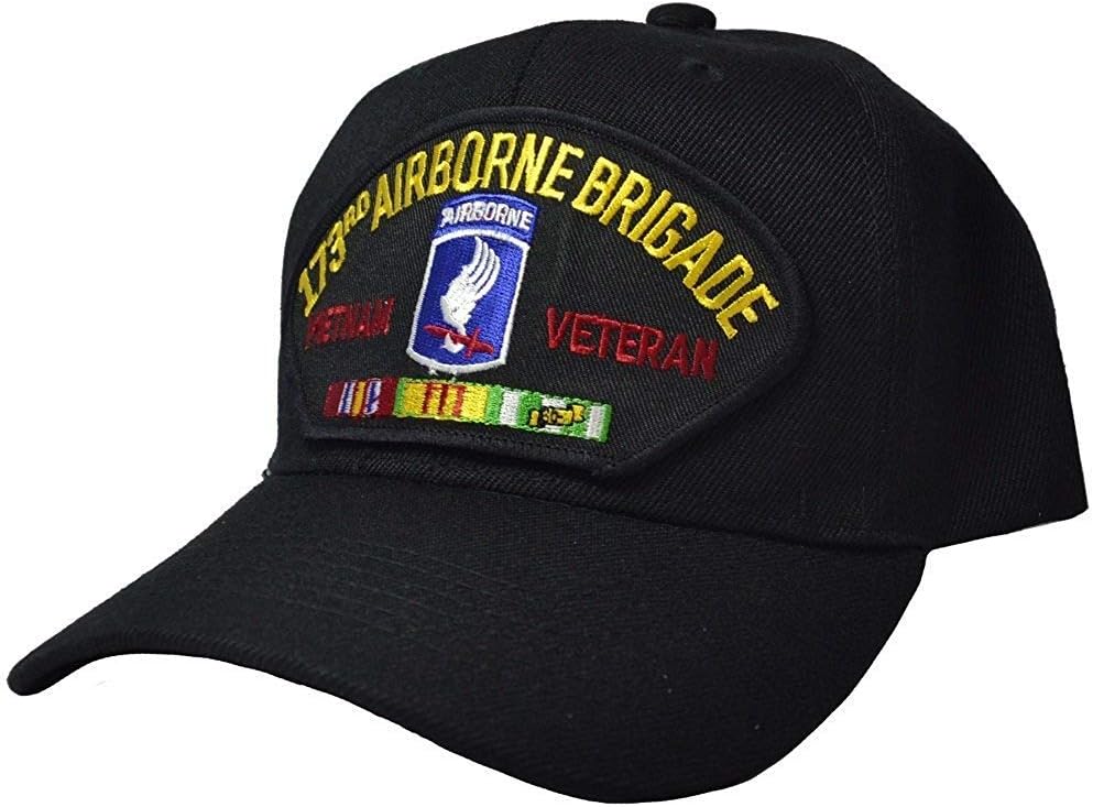 Military Productions 173rd Airborne Vietnam Veteran Cap Black
