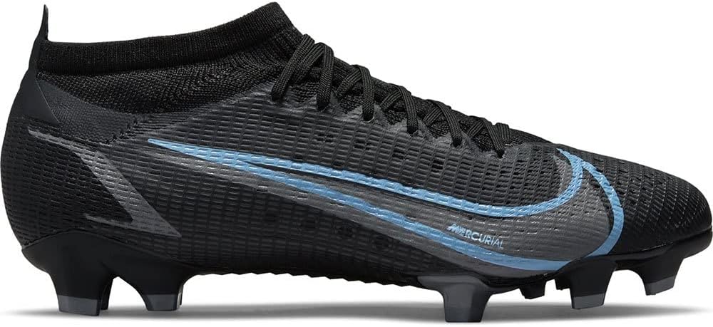 black and blue nike mercurial