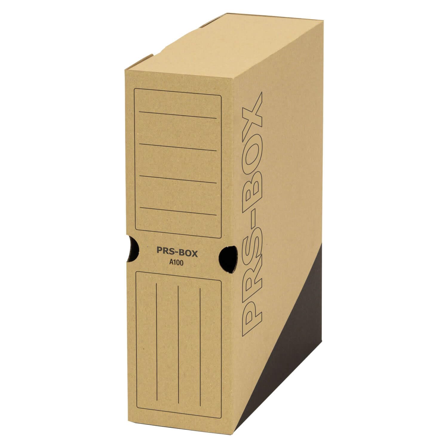 PRS Archivbox A100, Natur, 100mm Rückenbreite, 20 Stück