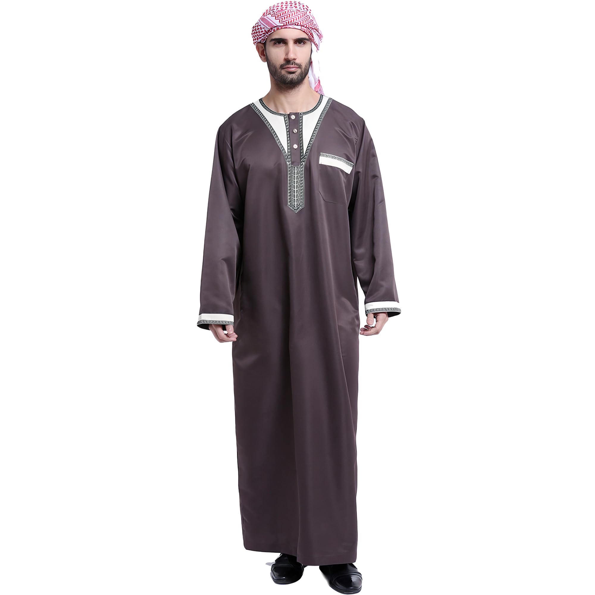 Caftan Homme – szlafrok Musulmane Thobe Djellaba Abaya Kami