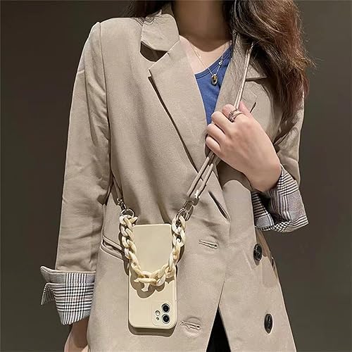 Correa de cordón cruzado con cadena de mármol, funda de silicona suave para Samsung S21 S22 S23 Plus Ultra A52 a72 s20 FE, cubierta A, para Samsung