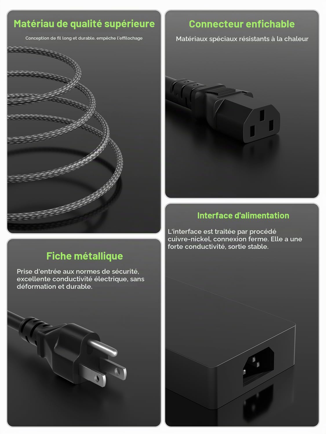 Chargeur 230 W pour Razer Blade 14” 15” 16" 17” (2025 2018) RZ09 RTX 3060/3070/3080/4060/4070 Gaming Laptop RC30 0530 RC30 0238 RC30 0248 Adaptateur d’Alimentation de Remplacement