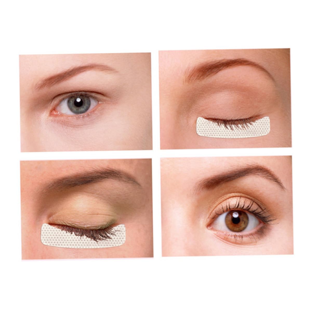 minkissy 3 Pack False Eyelash Extension Pads Thin Under Eye Stickers for Women Eye Pads for Lash Perming