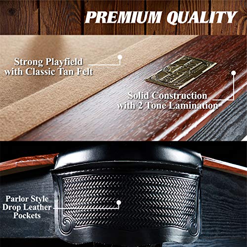 Image of Barrington Billiards Drop Pocket Pool Table with Complete Accessory Set