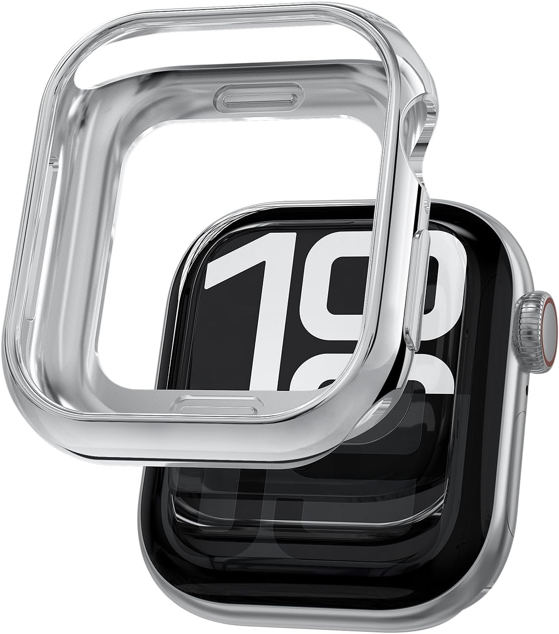 2-Pack TPU Case for Apple Watch Series 12 46mm [No Screen Protector]