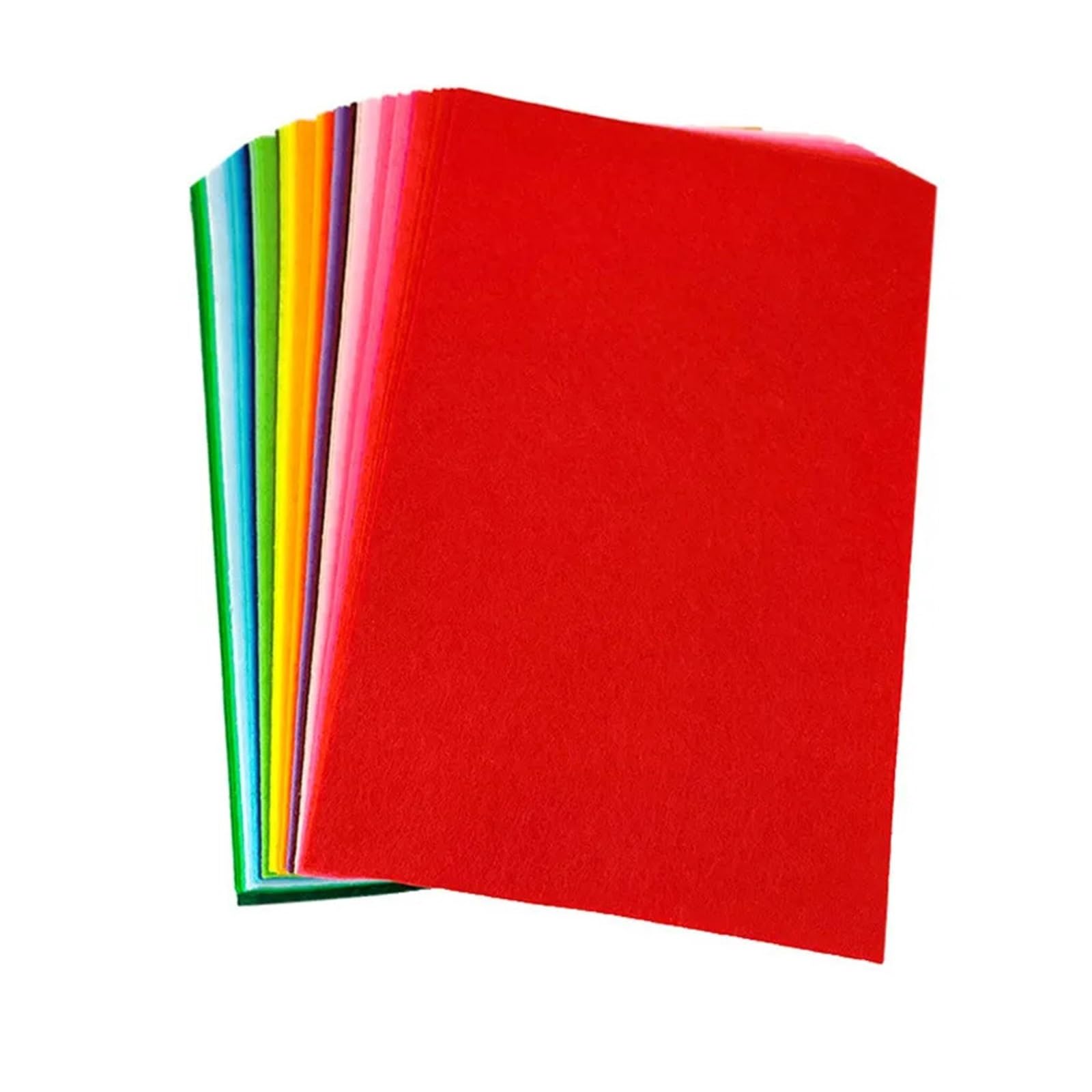 UULIMAXONT Color Felt Fabric Sheets, Nonwoven Felt Fabric Sheets 40 Colors 10x15cm Patchwork Sewing Craft