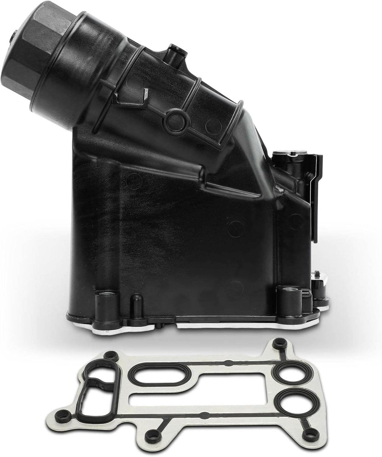 SOPORTE FILTRO ACEITE con ENFRIADOR compatible con BMW X3 (E83) (2003-2010) con motor N47 / B47 / M47-1.6d / 1.8d / 2.0d / 2.5d - 11427797392 11427807799 7797392 7807799