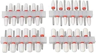 40PCS Ceramic Nail Drill Bits for Professional Manicure & Pedicure – Fast Grinding, Heat-Resistant, Compatible with Most Electric Nail Machines