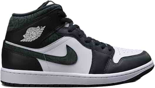 Nike Air Jordan 1 Mid ホワイト/ブラック NIKE AIR JORDAN 1 MID 