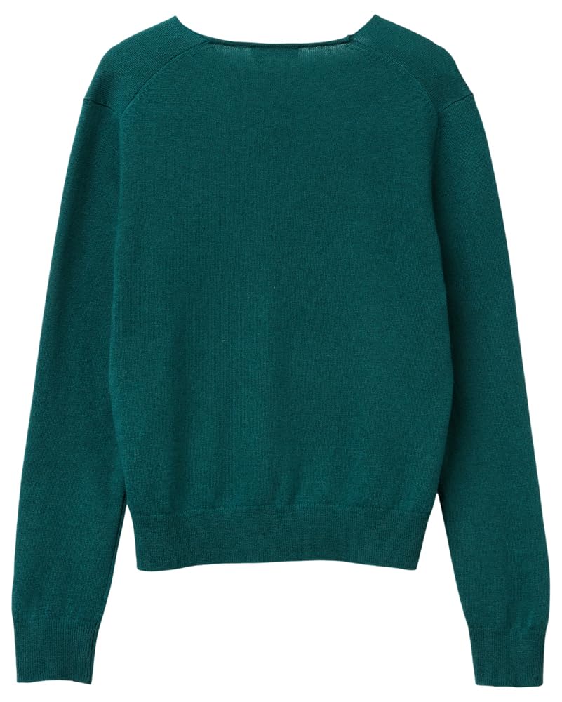 United Colors of Benetton Maglia Scollo V M/L 1002d401y Maglione Donna