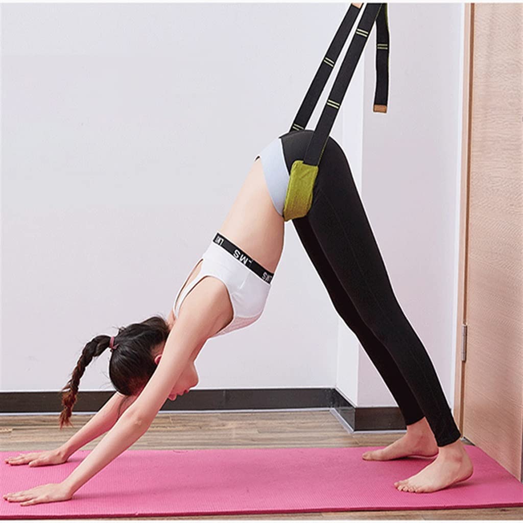 Flexibilidad Estiramiento del cinturón de Yoga Swing Bandas de Resistencia Interior de la Gimnasia Entrenamiento de Gimnasia Equipo de Fitness Gimnasio en casa
