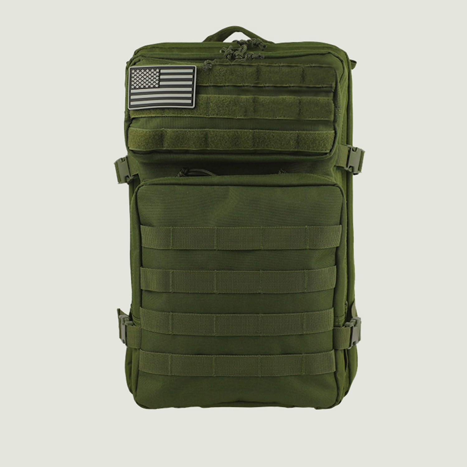 45L Tactical Backpack for Men & Women,Military Molle Rucksack with 900D Fabric,3-Day Bug Out Bag,Hiking Trekking Gym Emergency Survival Backpack(army green)