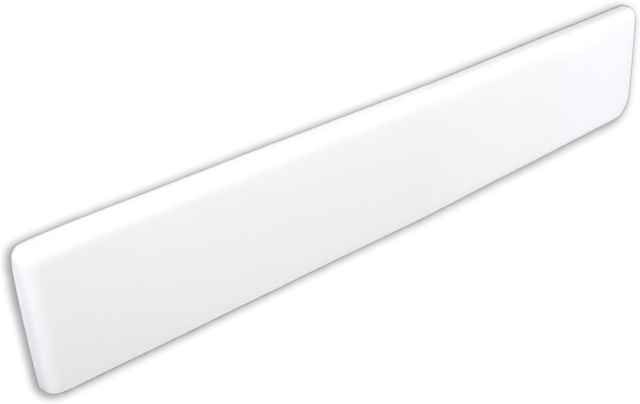 Imperial VL101SPW Left Hand Side Splash for Bathroom Vanity Top, Solid White Gloss Finish, 19-Inch