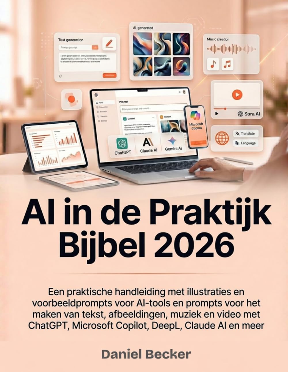 AI In De Praktijk Bijbel 2026: Een praktische handleiding met illustraties en voorbeeldprompts voor AI-tools en prompts voor het maken van tekst, ... Microsoft Copilot, DeepL, Claude AI en meer
