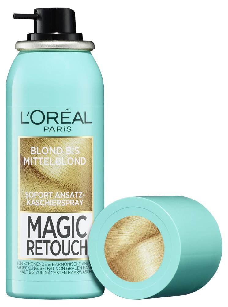 L'Oréal Paris Magic Retouch Spray Do Włosów Blond Do Średniego Blondu, 1 Opakowanie (1 X 75 Ml)