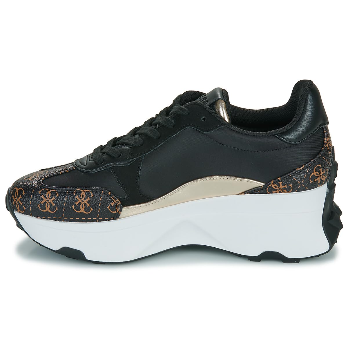 GUESS Calebb 5 - Zapatillas bajas para mujer, color negro