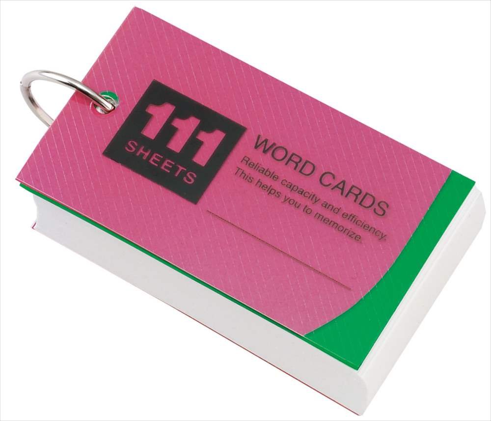 Amazon | レイメイ藤井 単語カード 幅広サイズ WD12 | 単語帳・単語