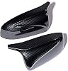 Astra Depot Compatible with 2007-2013 BMW E70 X5 E71 X6 Left Right Rearview Side Mirror Cover Caps Carbon Fiber xDrive 30i 35i 48i 50i 30d 35d 40d