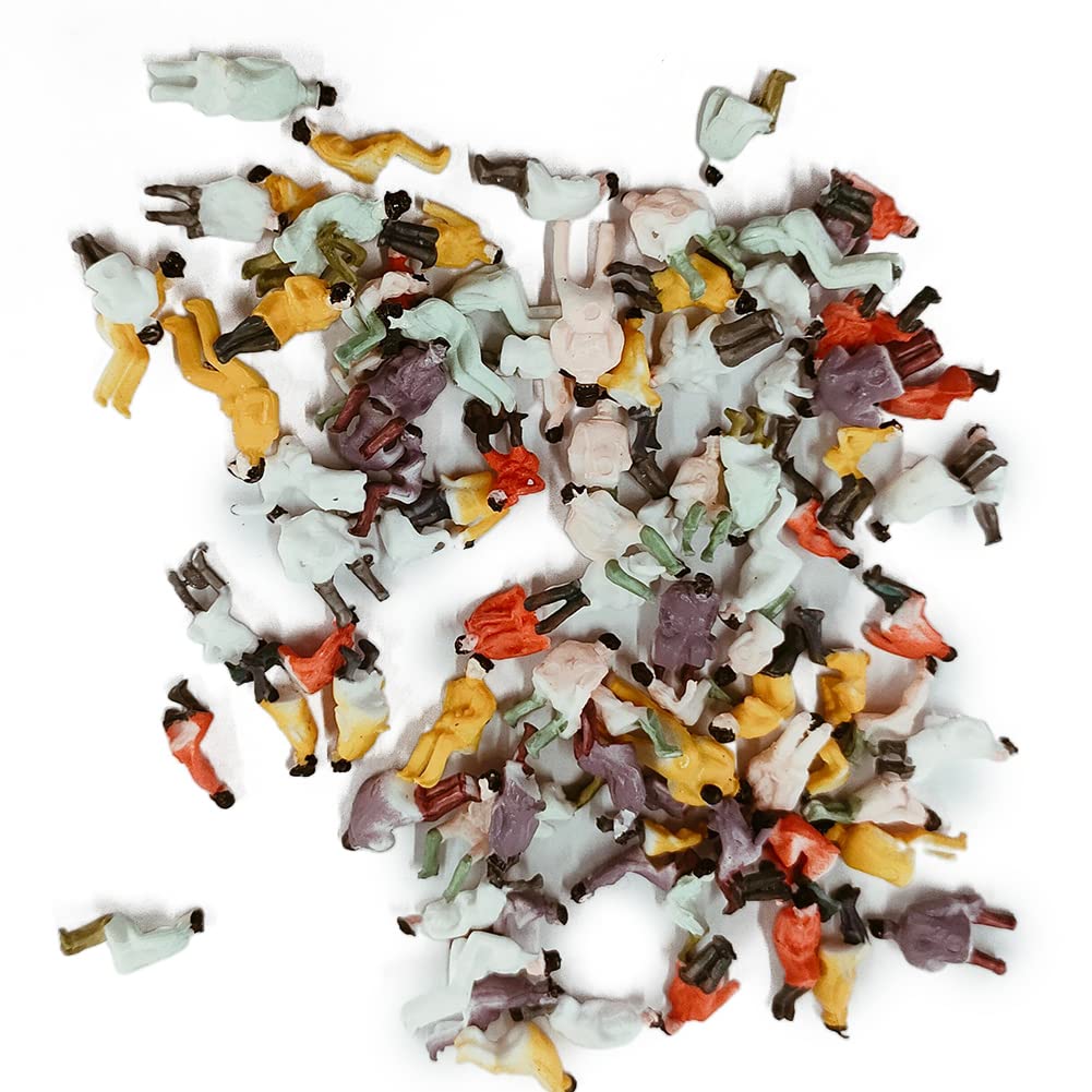 90 Sitzende Figuren HO 1:87 Für Modellbau - Menschen Für Dioramen & Landschaften