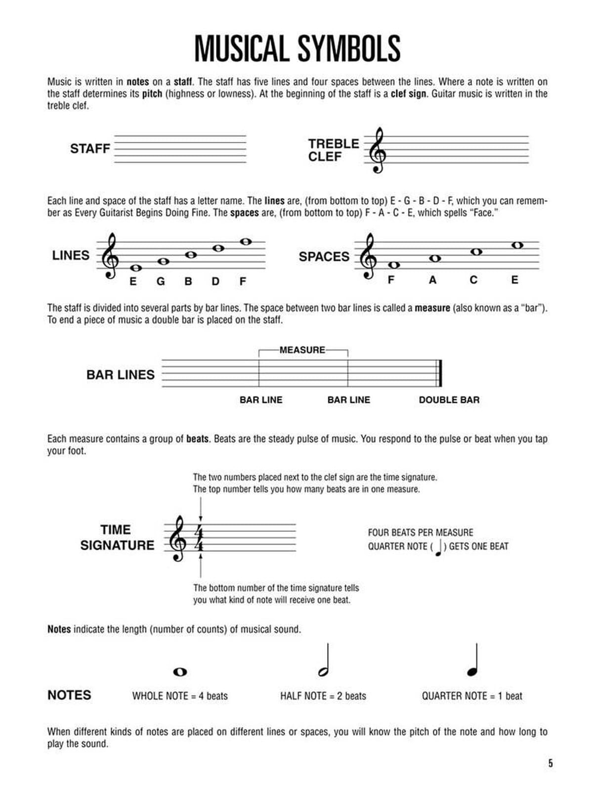 Hal Leonard Guitar Method Book 1, Second Edition | Beginner Guitar Lesson Book for Adults and Students | Learn to Play Acoustic or Electric Guitar with Chords, Songs, Exercises, Notation and Strumming — Amazon image 3