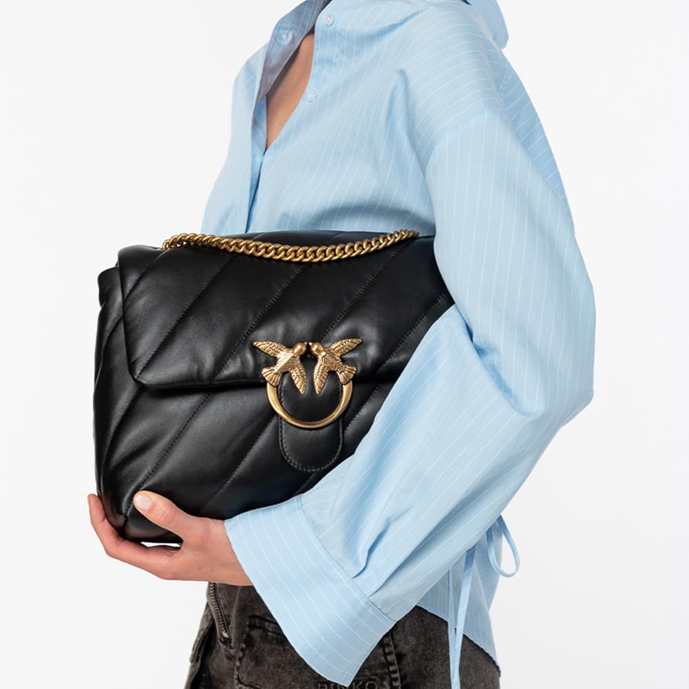 Pinko - Love Puff Big Cl Sheep Nappa, Borsa Donna