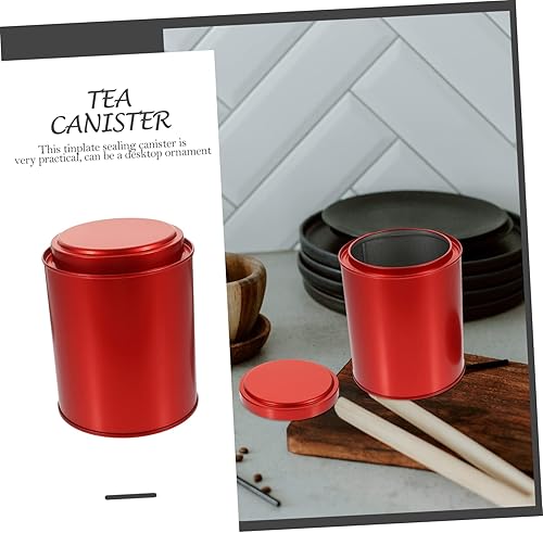 Miniatura 9 de UPKOCH 3 piezas de frutos secos multi- especias de cocina mini suministro de acero tarros de té tarros de té recipientes para el hogar escritorio