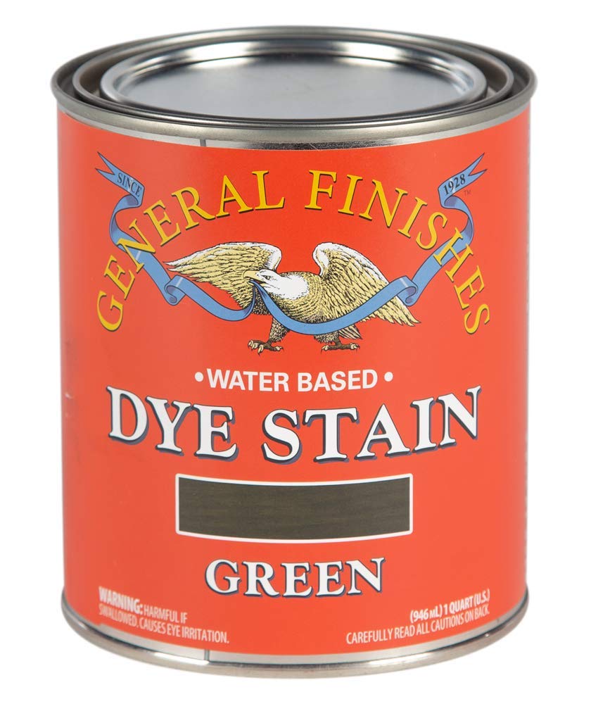 General Finishes DQG Water Based Dye, 1 quart, Green