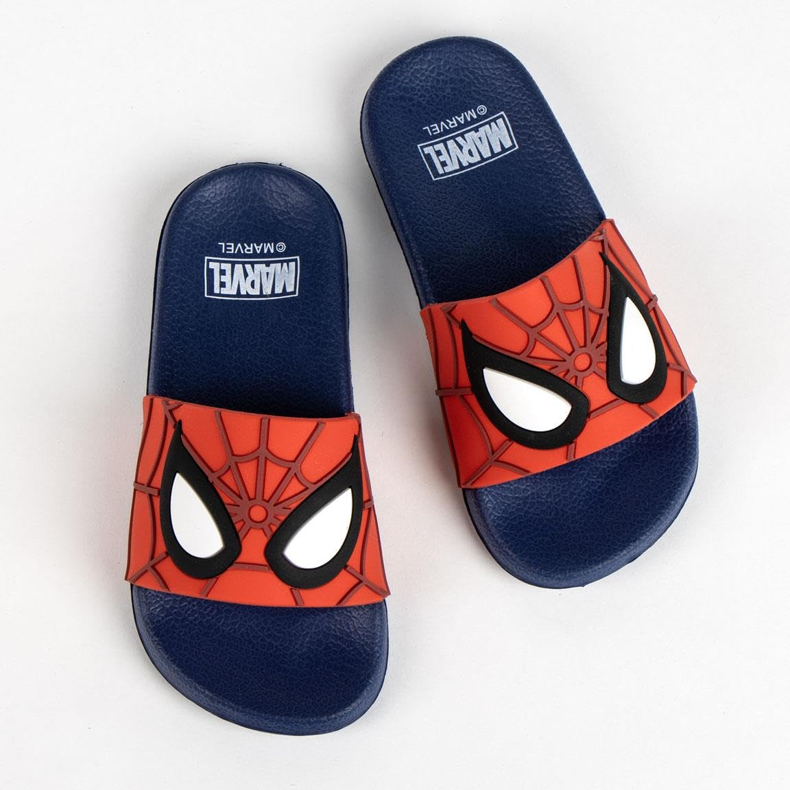 Disney Spiderman Ciabatte da bagno per bambini, sandali da spiaggia – Spider-Man bambini ufficiali Marvel Avengers