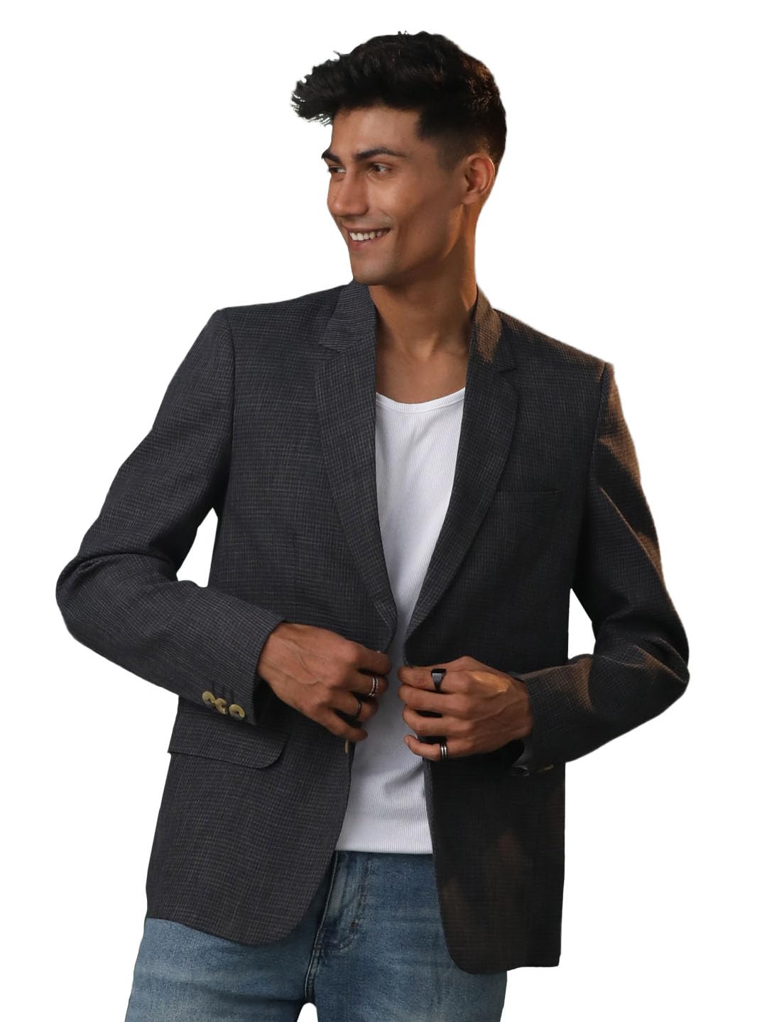 Men's Open Front Regular Blazer