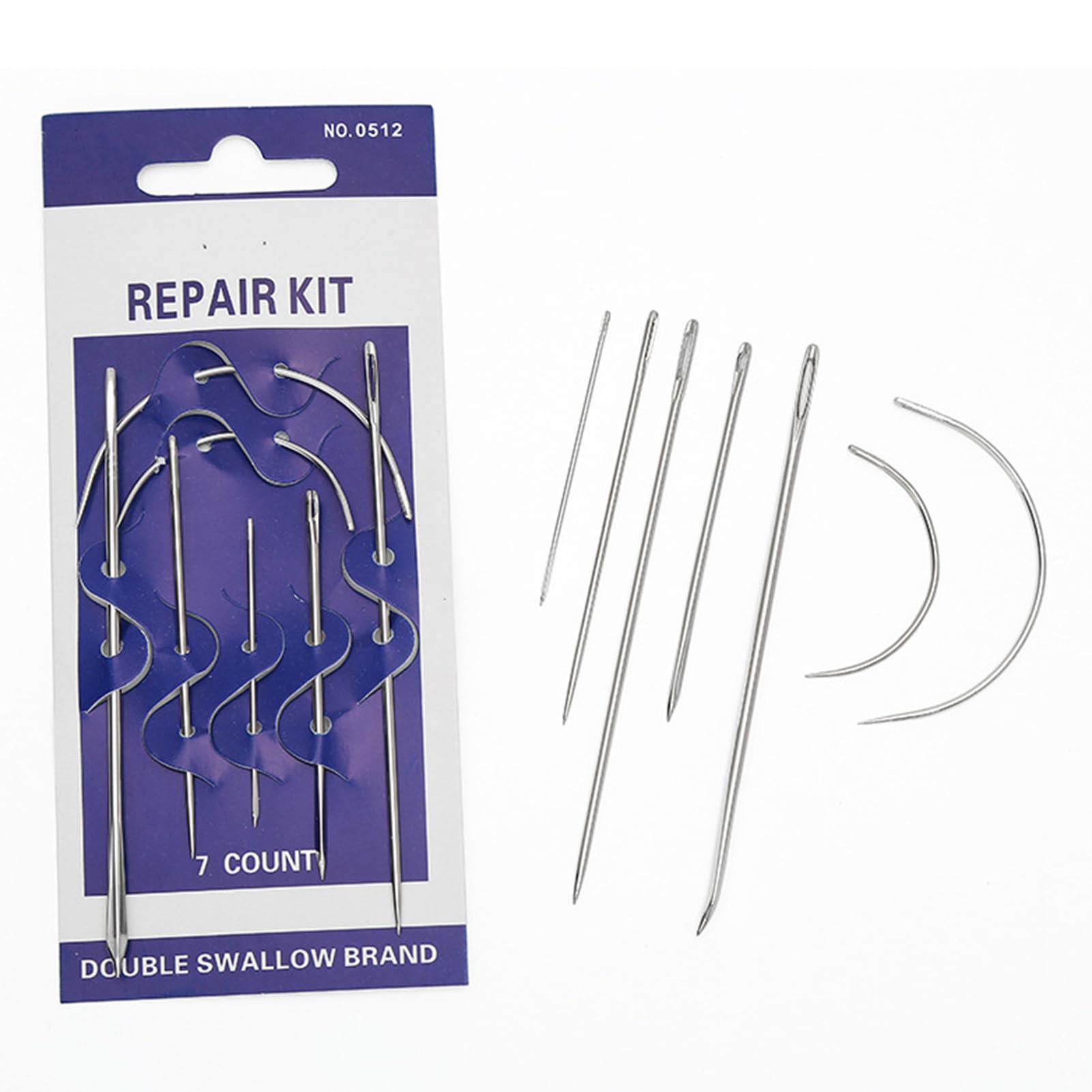 Kit di riparazione per tappezzeria, kit da cucito in pelle, filo cerato da 600 m con 14 aghi per pelle, aghi resistenti per tela e pelle con filo cerato, 3 rotoli da 200 m/rotolo