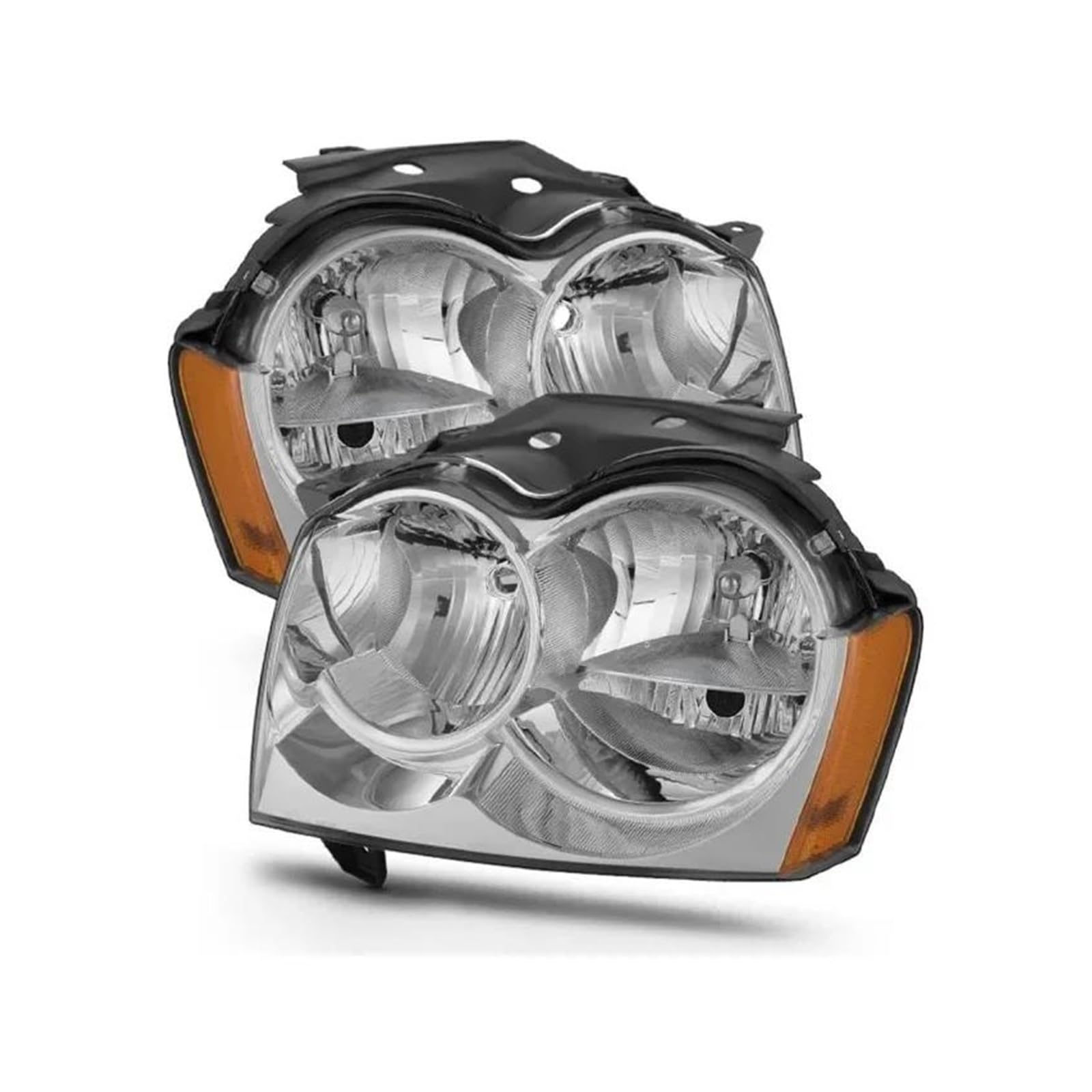 Faros Delanteros para Jeep para Grand para Cherokee 2005 2006 2007 Sin Lámpara Faro Delantero De Coche Faro Principal