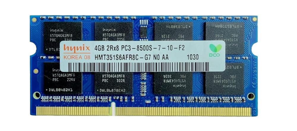 High Speed - DDR3 Laptop RAM 1066mhz 4GB - PC3-8500s - Replacement for- Hynix 4GB DDR3 RAM 1066MHz for Laptop P/N- HMT451S6AFR8C-G9