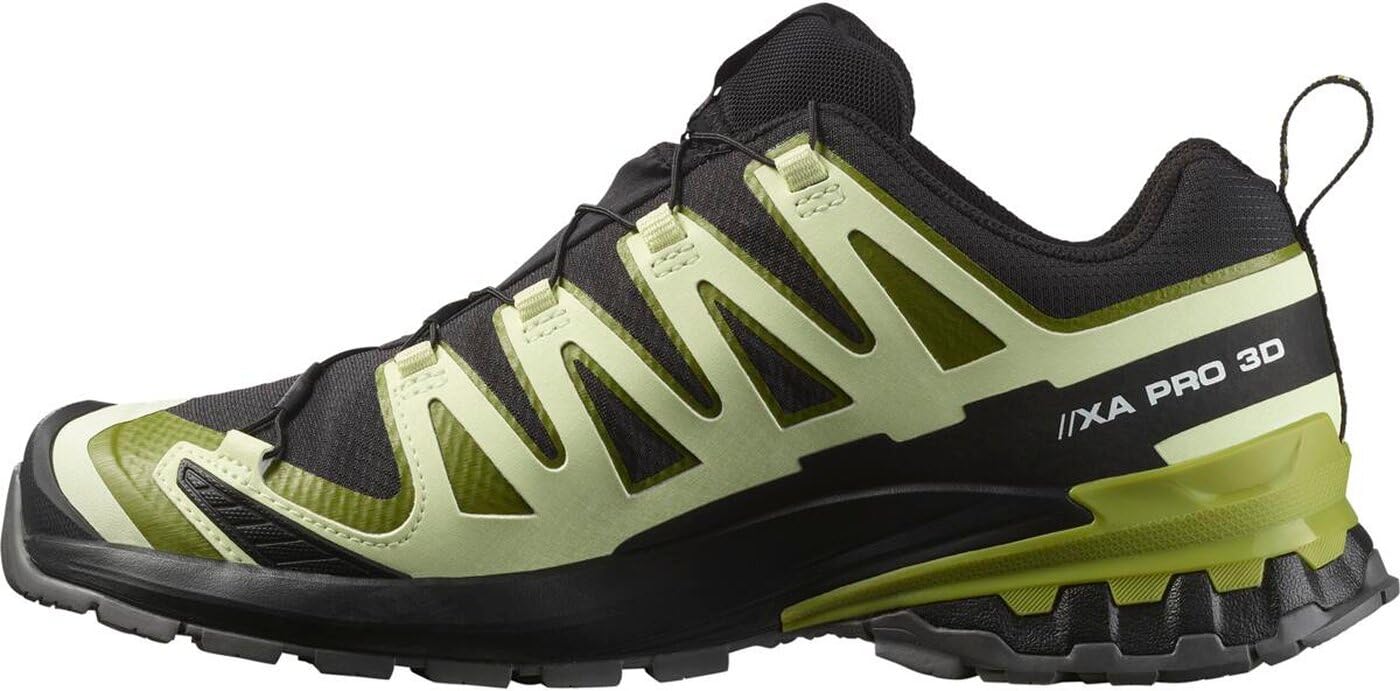 SALOMON Chaussures Xa Pro 3D V9 Gore-Tex Code 477419 Noir, Noir et vert., 44 EU