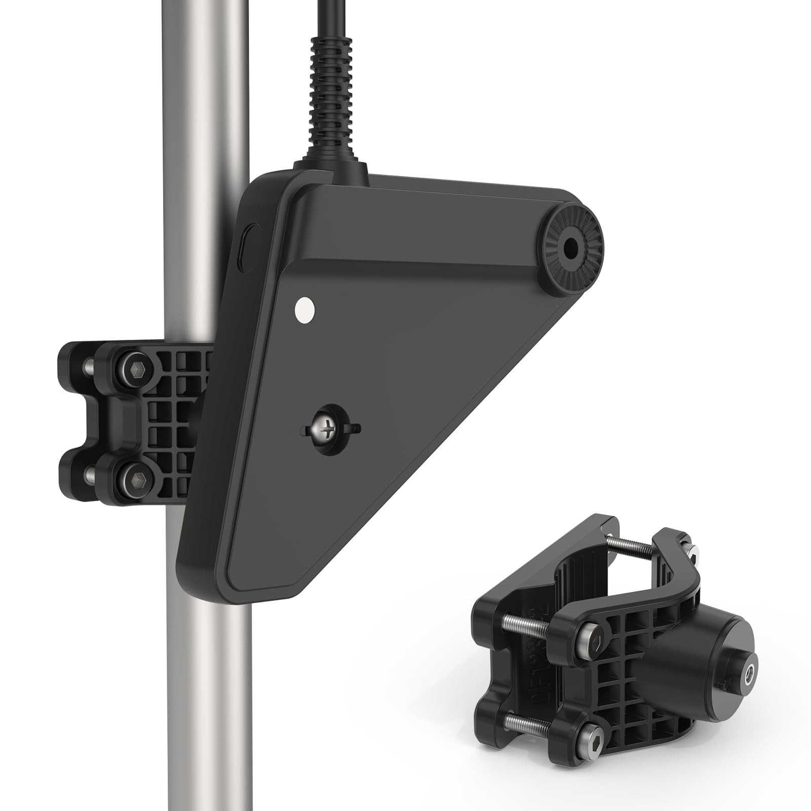VOMENC Pole Mount for Lowrance Eagle Eye 9 Sensor - Compatible with Various Rod, Easy Installation - Nylon Material - Sturdy and Durable (Black)
