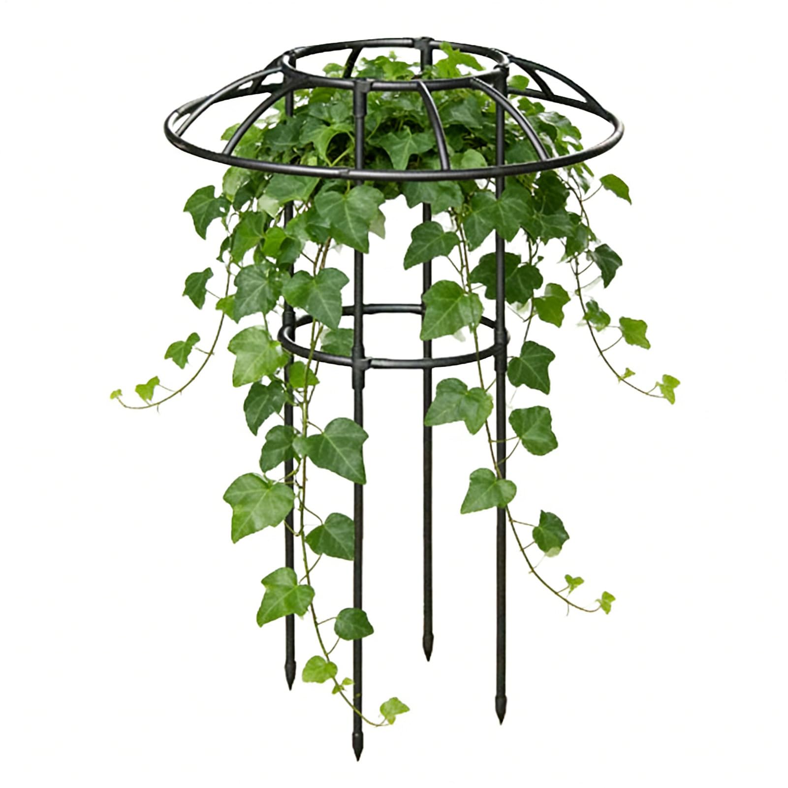 Enrejado Paraguas para Jardin | Soporte Decorativo Robusto para Plantas Trepadoras | Estructura de Soporte en Forma de Sombrilla,para Enredadera Rosa Pitaya Pepino Hortensia Jazmín Pothos